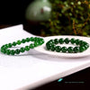 TCC™ Natural Green Jade & Green Onyx Pair Bracelet